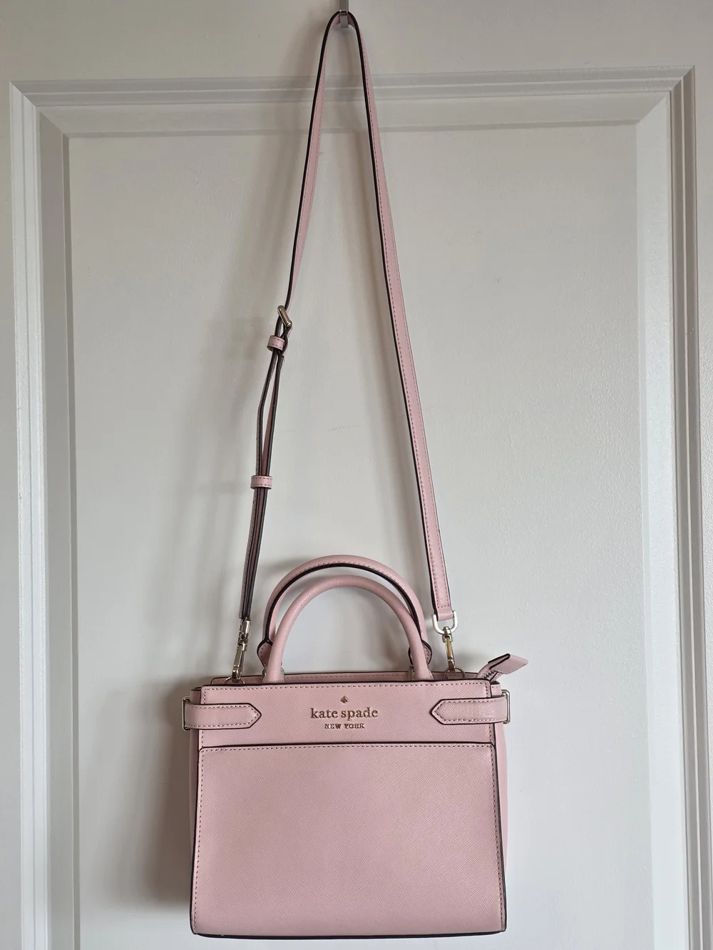 Kate Spade New York Staci Satchel  in Chalk Pink